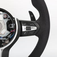 Volant sport en cuir M36 avec surpiqûres tricolores pour Série 3 E90 E91 E92 – Confort et Antidérapant – Vente en gros