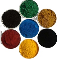 Oxyde de fer vert sol vert herbe vert pigment pour panier en plastique oxyde de fer vert ciment brique oxyde de fer pigment