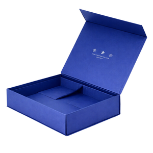 Custom Recycled Coated Paper Gift <b>Box</b> Varnishing Folder Packaging for Wedding Cosmetic Jewelry Corporate Gifts with Logo - Product Image 1