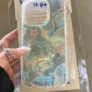 Poudre bleu étoiles étui <span class=keywords><strong>de</strong></span> téléphone portable pour iphone 17 16 15 14 13 12 11 Pro Max Plus air X Xr couverture Anti-chute - Product Image 3