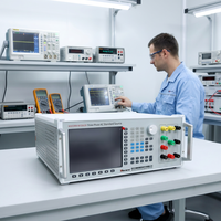 Calibrateur de tension, courant et puissance AC programmable de haute précision, source standard triphasée classe 0.05 avec sortie harmonique