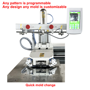 Machine à coudre industrielle automatique pour poches et surpiqûres, avec moteur et engrenages, programmable informatisée haute vitesse pour jeans - Product Image 3