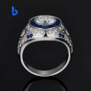 Anello in Moissanite Colorata 2026 Nuovo Placcato Oro 18K in Lega di Metallo Prezioso <span class=keywords><strong>Gioielli</strong></span> per Fidanzamento Anniversario Donna Unisex - Product Image 3