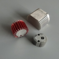 Dissipateurs thermiques en aluminium usinés CNC, mini-fraisage CNC, extrusion d'aluminium