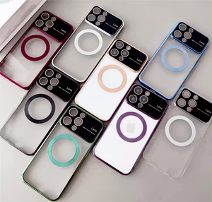 Funda magnética inalambrica para teléfono móvil, carcasa de color caramelo mate para <span class=keywords><strong>iPhone</strong></span> 16 15 14 13 <span class=keywords><strong>11</strong></span> 12 <span class=keywords><strong>Pro</strong></span> <span class=keywords><strong>Max</strong></span> Plus - Product Image 6