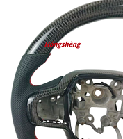 Setir Mobil Ford Ranger Wildtrack Everest Raptor Custom Bentuk-D Flat Bottom Berbahan Kulit Serat Karbon