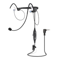 Casque intra-auriculaire pour centres d'appels, ultra-léger avec suppression du bruit ambiant (ENC), USB-C, modèle exclusif