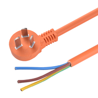 Cordon répartiteur d'alimentation PSB-10A haute performance Conception 1 à 2 Fil SJTW nu orange Prise C13 Matériau en caoutchouc Norme nationale KC