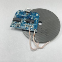 DC 5V Puerto USB Cargador de teléfono inalámbrico estándar Placa de circuito PCBA + Bobina Carga inalámbrica DIY