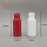 Mini bouteille de voyage d'emballage cosmétique 10ml 15ml conteneur d'échantillon cosmétique de voyage en plastique PET