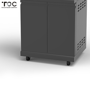 Gril à gaz de <span class=keywords><strong>barbecue</strong></span> de brûleurs de la partie extérieure matérielle 3 d'acier inoxydable de couleur noire avec deux brûleurs latéraux - Product Image 3