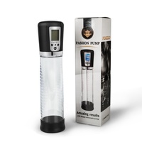 Copa de Masturbación Masculina con Pantalla LCD, Recargable por USB, 4 Niveles de Presión, 100% Impermeable, Masturbador Eléctrico para Adultos