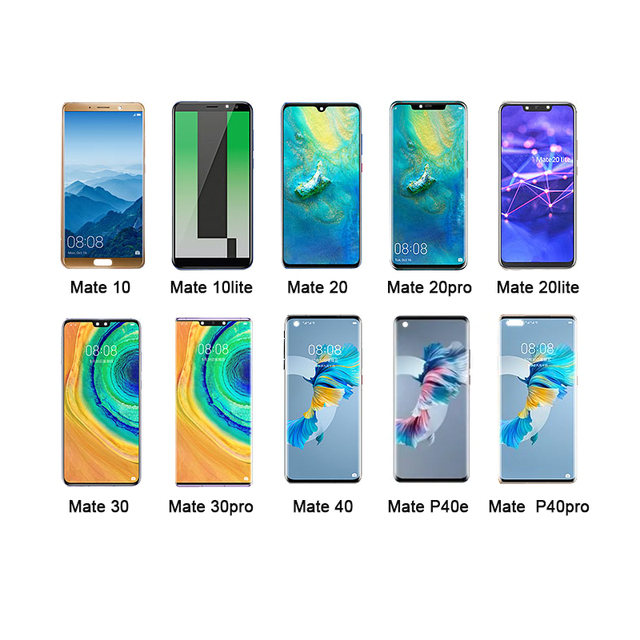 Originel Display for huawei Y5p Y7p Y8p Mate 20 30 40 Pro Nova7 Nova 8 9 10 5g Lcd Screen Oled with Frame