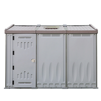 Petites maisons préfabriquées modernes en conteneurs, bureaux de sécurité extérieurs portables et abris de voiture, conception personnalisée en plastique