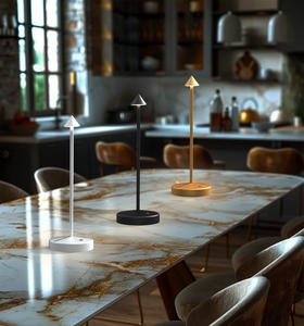 밝기 조절이 가능한 무선 램프 방수 휴대용 야외 배터리 작동 무선 테이블 램프 충전식 <span class=keywords><strong>LED</strong></span> - Product Image 5