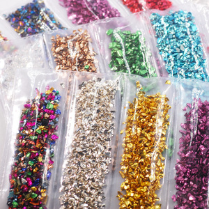 Intodiy qua biên giới nóng bán New York bão tăng cường thủy tinh sỏi 6 lưới túi đồ trang sức sequins - Product Image 4