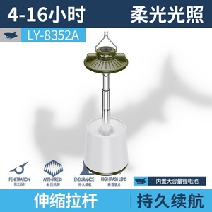 Smiling Shark LY-8352A โคมไฟตั้งแคมป์แบบชาร์จไฟได้ โคมไฟแขวนแบบพกพาพร้อมตะขอ - Product Image 5