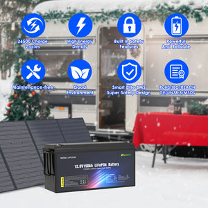 EU 창고 재고 태양광 리튬 이온 LFP 배터리 12V 100Ah 200Ah 300Ah <span class=keywords><strong>12</strong></span>볼트 300암페어 LiFePO4 RV 해양 보트 OEM 배터리 - Product Image 3