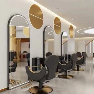 Syf S Hair Salon <b>Wall</b>-mounted Floor Mirror, LED Hair Salon/hair Salon Special, Touch Screen Hair Styling Mirror - Product Image 3