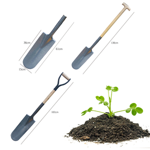 พลั่วเหล็กพร้อมที่จับสำหรับทำสวนการเกษตร - Product Image 4