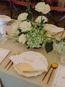 2026 New Wedding <b>Bamboo</b> Hand Fan Chic Gift Wholesale - Product Image 3