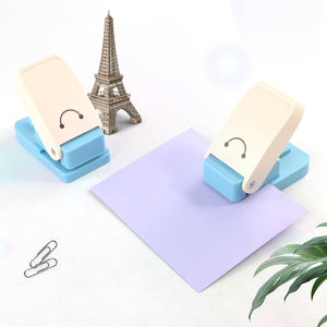 Kreatif anak-anak DIY kerajinan 1 inci gantungan kunci pukulan tuas aksi senyum kerajinan pukulan untuk kertas kerajinan Scrapbooking - Product Image 3