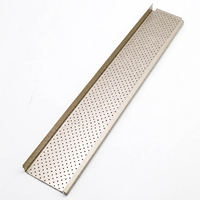 Protection de gouttière en aluminium, robuste, résistante au vent, débit d'eau maximal, sans entretien