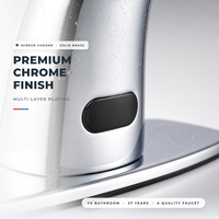 Robinet de lavabo intelligent à capteur inductif personnalisé, robinet automatique infrarouge pour toilettes publiques et hôtellerie