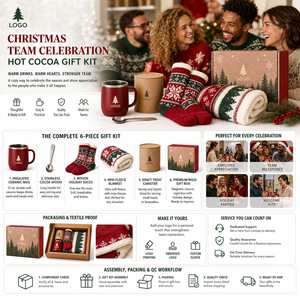 Kit de Regalo de Cerámica para Chocolate Caliente con Logotipo Personalizado para el Día de San Valentín, Navidad, Acción de Gracias, Año Nuevo, Celebración de Equipo, Regalo Navideño para Empleados - Product Image 4