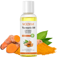 Logo personnalisé Marque privée Soin de la peau au curcuma biologique Sérum pour le visage Huiles pour le visage contre l'acné Huile essentielle de curcuma naturelle pure