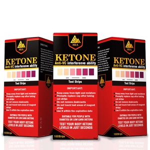 Inicio <span class=keywords><strong>Keto</strong></span> Strips Prueba para diabéticos, <span class=keywords><strong>tiras</strong></span> de prueba de cetona, Analizador de cetosis de orina - Product Image 2
