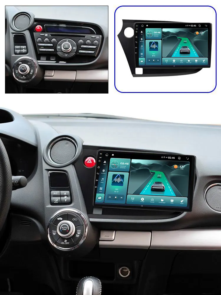 Nieuwe Head Unit Android Auto Radio 2 Din Auto Radio Voor Honda Insight 2009-2014 Dvd Gps Navigatie Stereo 5G-Wifi Auto Speler