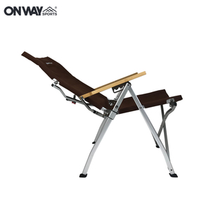 OnwaySports 4 Positions Reclining Aluminum Custom <strong>Luxury</strong> <strong>Camping</strong> <strong>Chair</strong> With Logo for Picnic - Product Image 1