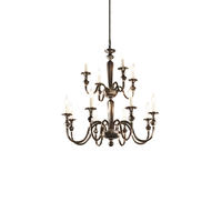 Lustre en cristal et laiton forgé américain, noir/doré, style rétro luxueux, pour salon, hôtel, lustres artisanaux