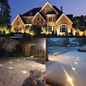 <b>LED</b> Underground <b>Light</b> 5000K Daylight IP65 Flush Mount Stainless Steel Garden Lighting Type III Distribution <b>Motion</b> <b>Sensor</b> CRI 90 - Product Image 2