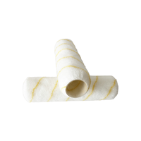 Pinceau à rouleau de peinture polyacrylique personnalisable pour le bricolage Prix bas 230mm 180mm 200mm Bande jaune Catégorie de produit OEM Rouleaux à peinture