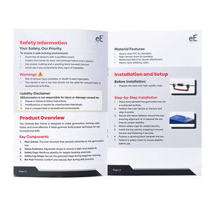 Nghệ thuật tùy chỉnh giấy mini yên khâu softcover sản phẩm hướng dẫn sử dụng in tiếp thị tờ rơi - Product Image 2