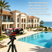 Moniteur de Déplacement de Sécurité pour Villa de Luxe, Télémètre Laser, Détection de Gaz, Vision Nocturne, Alarme Sans Fil, Dispositif d'Alerte de Colapse