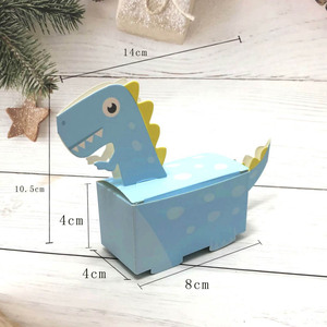Caja de Regalo de Papel con Forma de Dinosaurio, Caja de Dulces de Dinosaurio de Dibujos Animados Colorida para Fiestas de Cumpleaños Infantiles, Baby Shower, Empaque para Regalos - Product Image 6