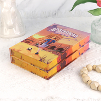 Custom Spray Painted Hardcover Neuartiges Buch kunst design mit Offsetdruck A4/A5 für Kraftpapier-Verpackungs kartons