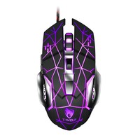 T-WOLF Clavier et Souris Gaming Rétroéclairés RGB une Main Mini Pack Connecté USB Nouveau Stock Arrivage pour Téléphone et Ordinateur