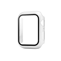 Protection d'écran en verre trempé de haute qualité à couverture intégrale, étui pour montre intelligente pour I Watch 41 mm 40 mm 42 mm 44 mm 45 mm