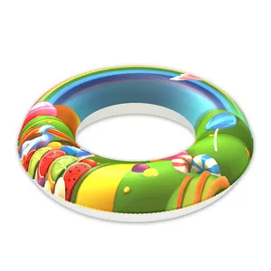 Factory wholesale top quality swimming float pool toys for kids inflatable swimming circle for adults