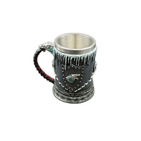 Anualidades Juego De Tronos Statue Huaqi GTA01 GTA21 Artisan Metal Mug Starka creed Thrones Stein Artisan Mug