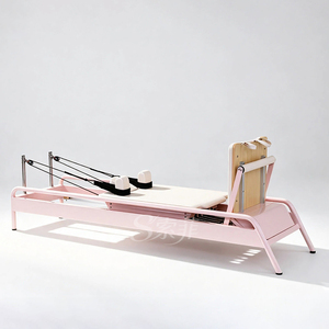 Máquina <span class=keywords><strong>de</strong></span> <span class=keywords><strong>Pilates</strong></span> Profesional <span class=keywords><strong>de</strong></span> Aluminio Comercial, Estilo Coreano, Color Rosa, para Estudio - Product Image 3