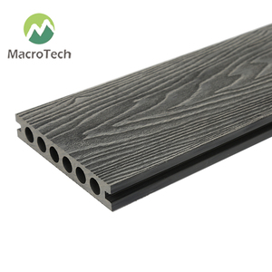 Revêtement de terrasse en <span class=keywords><strong>bois</strong></span> composite WPC, imperméable, antidérapant, anti-UV, sans vieillissement, grain de <span class=keywords><strong>bois</strong></span> embossé, design moderne 3D pour extérieur - Product Image 2