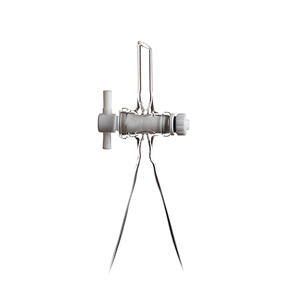 Lab Glassware Pear Forma Funil Separatório com PTFE Vidro Stopcock para Laboratórios - Product Image 4