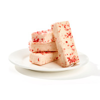 Barras de Cereal de Yogur con Fresa, Suministro de Fábrica OEM, Paquete Individual, Snack de Fruta Crujiente, Barras Nutritivas
