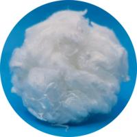 Fibre de polyester brute blanche 1.5D 38mm pour le filage
