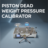 HSIN-60 Calibrateur de pression à piston à poids mort hydraulique numérique 60 bars 0,05 % F.S Garantie 1 an Support OEM/ODM personnalisé